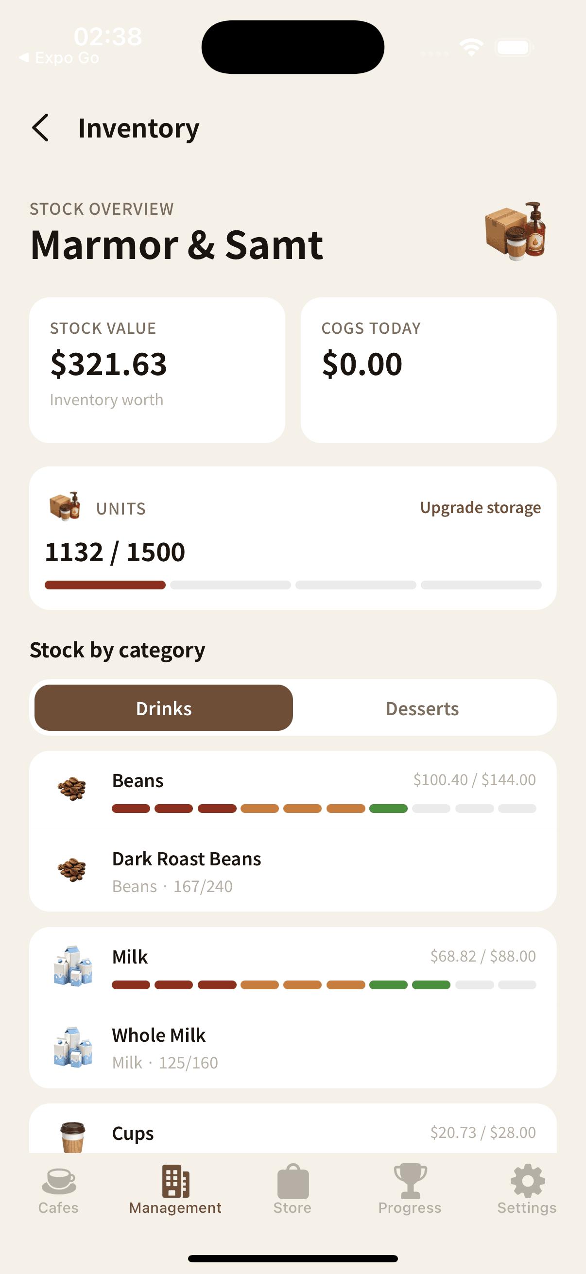 Slow Coffee Tycoon screen 3