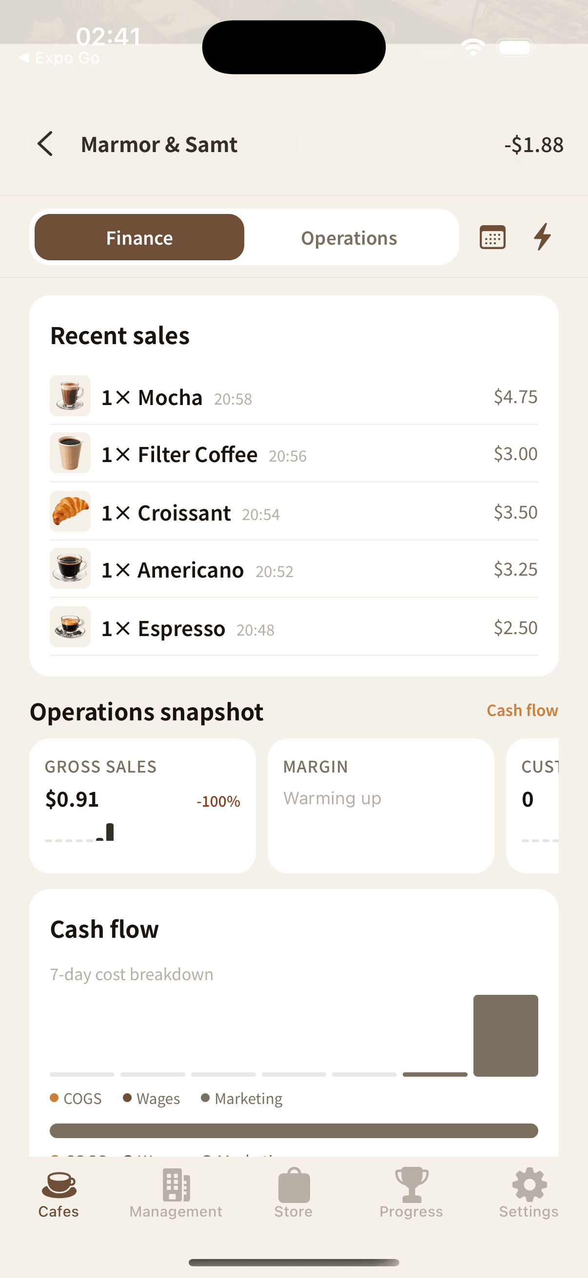 Slow Coffee Tycoon screen 5